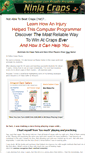Mobile Screenshot of ninjacraps.com